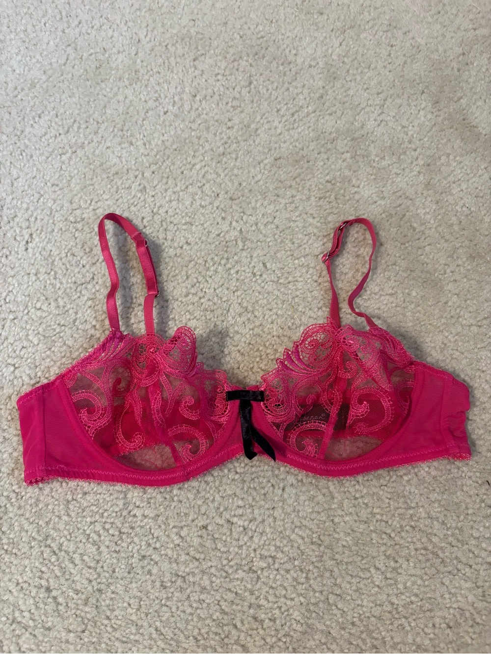 Elle Macpherson Sheer Lace Underwire Bra